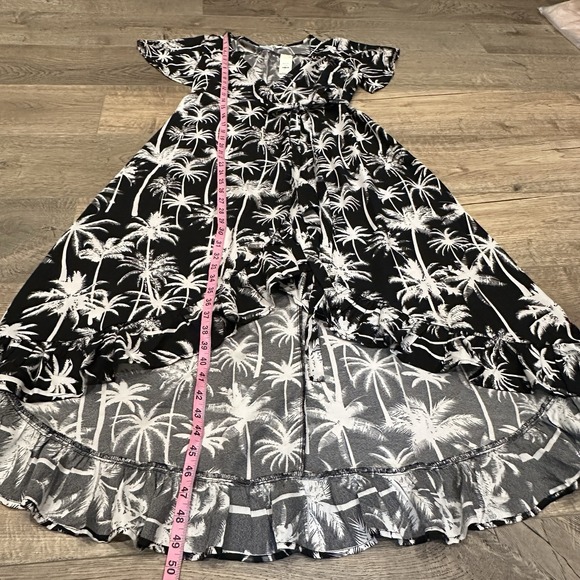 Blue Rain Francesca's Dress Tropical Wrap Dress Large Resort Spring Break NWT - Picture 3 of 12